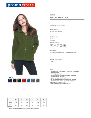 Bluza Damska Polarowa Foxy Lady Khaki - Komfort i Styl od Promostars