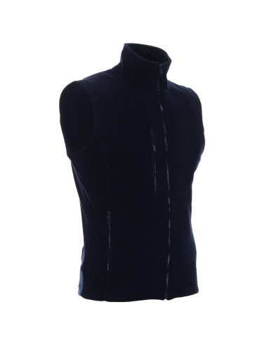 Promostars Men`s VEST VERSO NAVY printed embroidery silkscreen logo