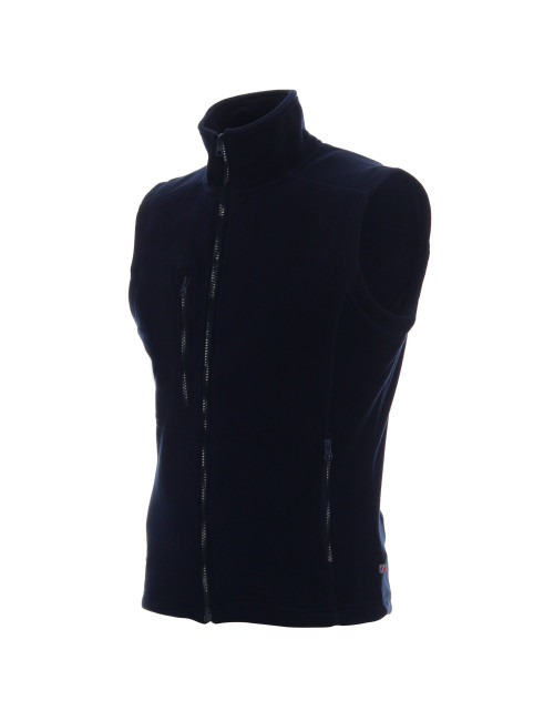 Promostars Men`s VEST VERSO NAVY printed embroidery silkscreen logo