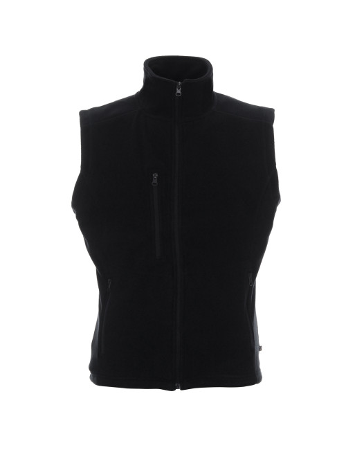 Promostars Men`s VEST VERSO BLACK print embroidery silkscreen logo