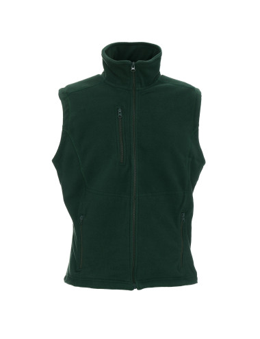 Promostars Men`s Vest VERSO BOTTLE GREEN logo embroidery print