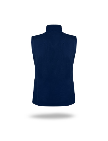 Promostars Damenweste LADIES` VERSO NAVY BLUE mit Aufdruck und gesticktem Logo