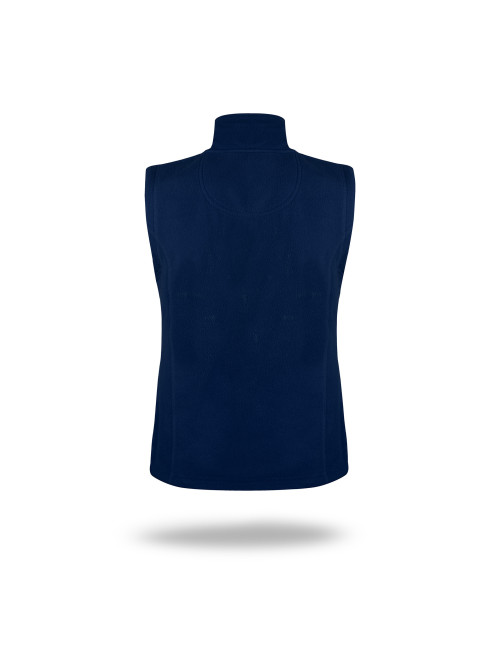 Promostars Damenweste LADIES` VERSO NAVY BLUE mit Aufdruck und gesticktem Logo