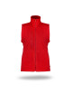 Promostars Women`s VEST LADIES` VERSO RED embroidery logo print