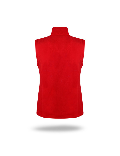 Promostars Women`s VEST LADIES` VERSO RED embroidery logo print
