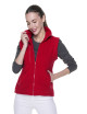 Promostars Damenweste LADIES` VERSO RED mit Logo-Stickerei