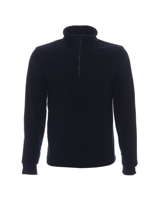 Promostars FUZZY Herren-SWEATSHIRT, NAVY BLUE-Stickerei, DTG-Druck, Siebdruck-Logo