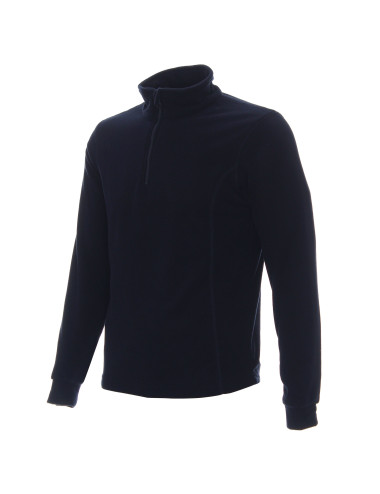 Promostars FUZZY Herren-SWEATSHIRT, NAVY BLUE-Stickerei, DTG-Druck, Siebdruck-Logo