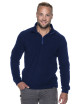 Promostars FUZZY Herren-SWEATSHIRT, NAVY BLUE-Stickerei, DTG-Druck, Siebdruck-Logo