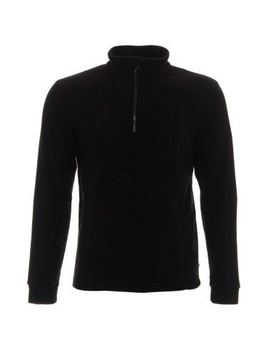 Promostars FUZZY SWEATSHIRT Herren SCHWARZ DTF-Drucklogo für Firmen im Siebdruck