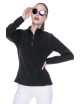 Promostars FUZZY Damen SWEATSHIRT DAMEN SCHWARZ Aufdruck Stickerei Siebdruck Logo