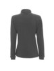 2Dünnes Damen-Fleece-Sweatshirt mit kurzem, flauschigem Reißverschluss, grau Promostars