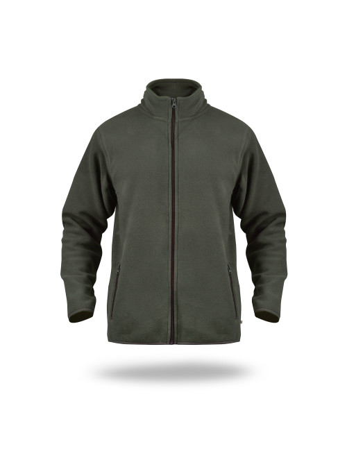 CRIMSON CUT HERREN-SWEATSHIRT MELLOW FOREST GREEN, Stickerei, Siebdruck, Logo-Druck