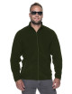 CRIMSON CUT HERREN-SWEATSHIRT MELLOW FOREST GREEN, Stickerei, Siebdruck, Logo-Druck