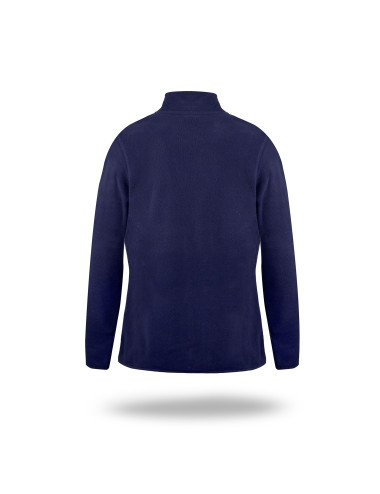 CRIMSON CUT Damen-SWEATSHIRT MELLOW LADY NAVY BLUE mit DTG-Logo-Stickerei