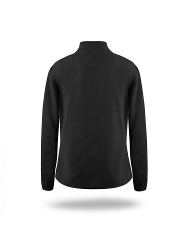 CRIMSON CUT SWEATSHIRT Women`s MELLOW LADY BLACK print logo silkscreen embroidery