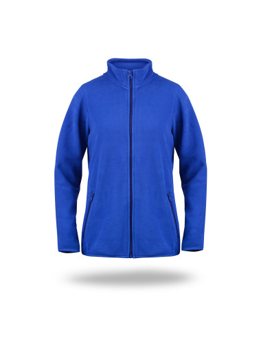 CRIMSON CUT SWEATSHIRT Women`s MELLOW LADY CORNFLOWER embroidery print silkscreen