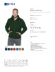 GEFFER SWEATSHIRT Herren 700 GREEN BOTTLE DTF-Druck, Siebdruck, Sticklogo