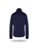 2Formgebendes, tailliertes Damen-Sweatshirt aus Fleece mit Reißverschluss 770, marineblaues Geffer