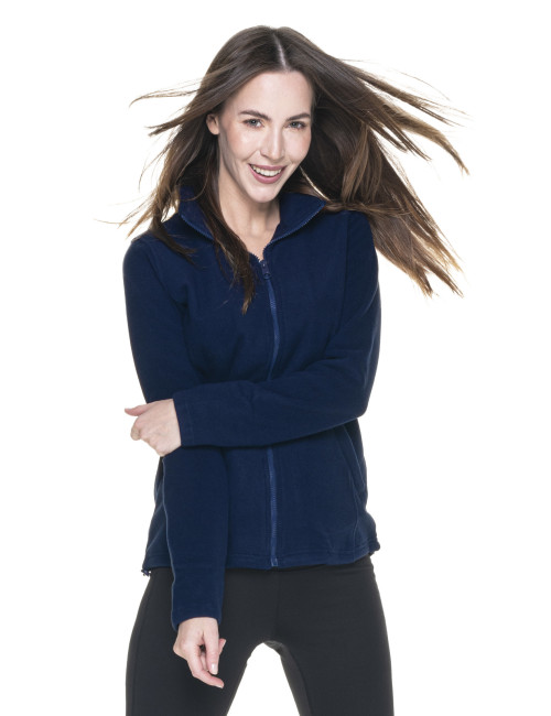 GEFFER SWEATSHIRT Women`s 770 NAVY DTG print logo silkscreen embroidery