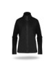 2Formgebendes, tailliertes Damen-Sweatshirt aus Fleece mit Reißverschluss 770 Black Geffer