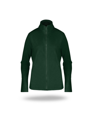 GEFFER Damen SWEATSHIRT GEFFER 770 BOTTLE GREEN Aufdruck Stickerei Siebdruck