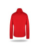 2Formgebendes, tailliertes Damen-Fleece-Sweatshirt mit Reißverschluss 770 rot Geffer