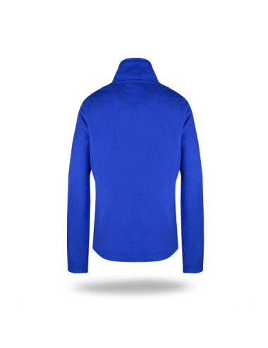 Formgebendes, tailliertes Damen-Sweatshirt aus Fleece mit Reißverschluss 770 kornblumenblau Geffer