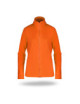 2Formgebendes, tailliertes Damen-Sweatshirt aus Fleece mit Reißverschluss 770 Orange Geffer