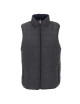 CRIMSON CUT VEST Men`s TWIST DARK GRAY MELANGE/NAVY Embroidery