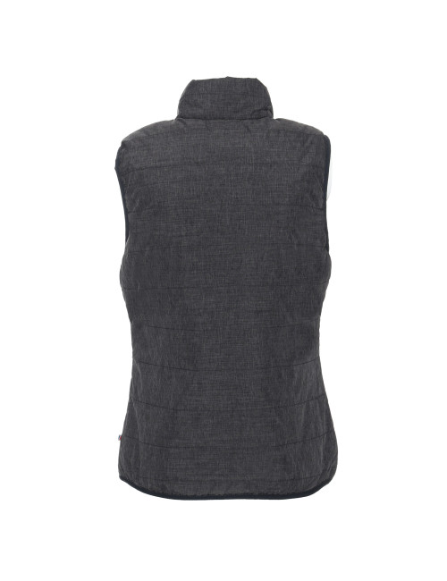 CRIMSON CUT LADIES` TWIST WOMEN`S VEST DARK GRAY MELANGE/NAVY