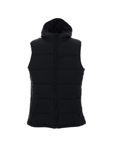 CRIMSON CUT HERREN-SCHRITTWESTE SCHWARZ Stickerei DTF-Druck Logo Siebdruck