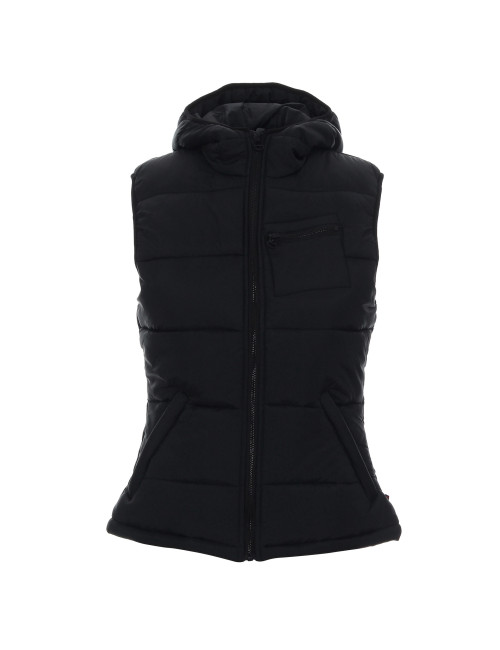 CRIMSON CUT Women`s Vest LADIES` STEP BLACK logo embroidery print