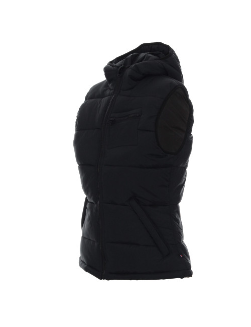 CRIMSON CUT Women`s Vest LADIES` STEP BLACK logo embroidery print