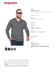 Men`s gray city sweater Promostars/Crimson CUT