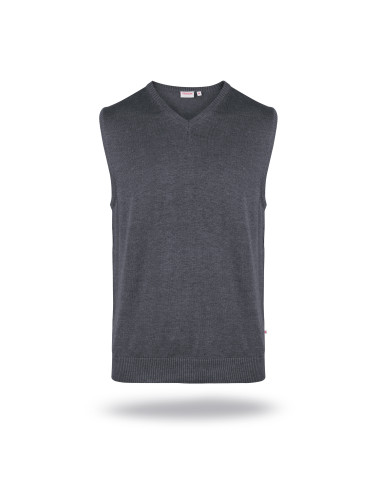 Promostars men`s vest SHORT CITY gray melange