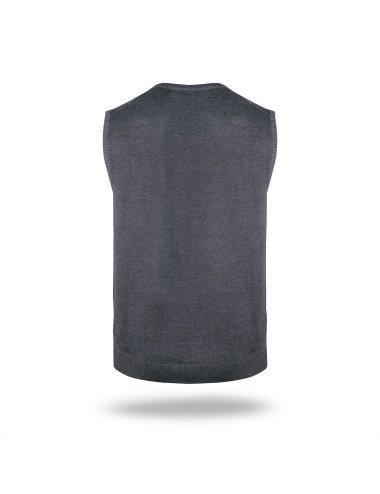 Promostars men`s vest SHORT CITY gray melange