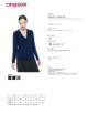 2Promostars Women`s Sweater JASMINE navy blue