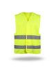 MEN`S VEST HI-VIS SAFETY YELLOW