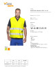 MEN`S VEST HI-VIS SAFETY YELLOW