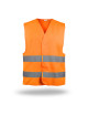 MEN`S VEST HI-VIS SAFETY ORANGE