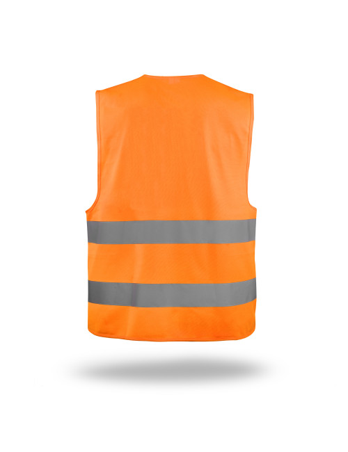 Kamizelka męska vest hi-vis pomarańczowy ostrzegawczy MARK the helper
