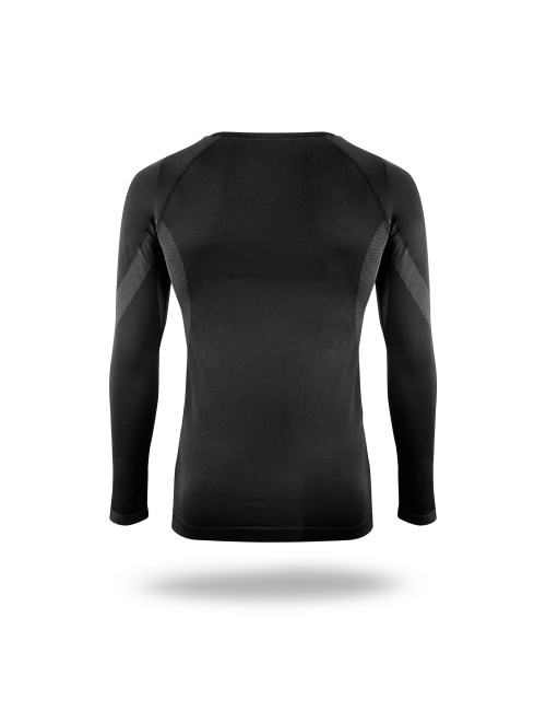 MARK THE HELPER HERREN-THERMOACTIVE-T-SHIRT MIT LANGARM-Stickerei