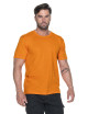 MARK THE HELPER HERREN-T-SHIRT WORKER ORANGE mit aufgesticktem Logo