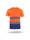 MEN`S T-SHIRT HI-VIS ORANGE/NAVY