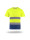 Men`s t-shirt hi-vis duo hazard yellow/navy Mark The Helper