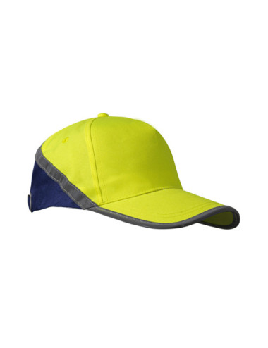 Glare baseball cap warning yellow/navy blue MARK the helper