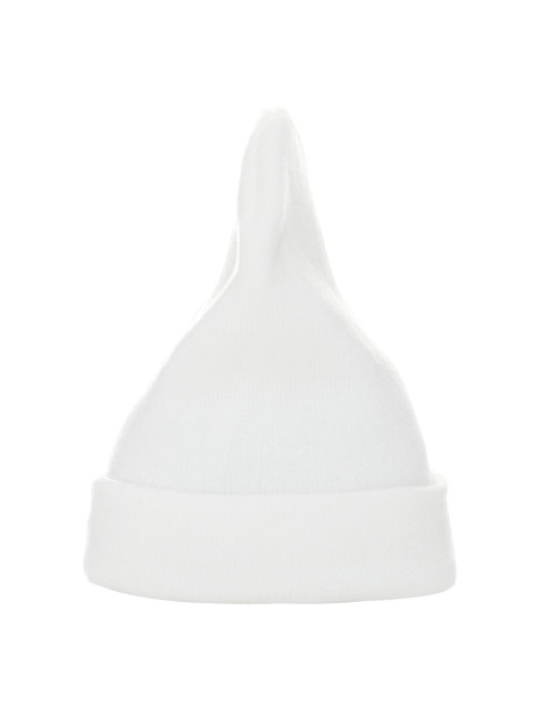 Klasyczna Czapka Zimowa Arctic Biała – 100% Akryl, Lekka 65 g