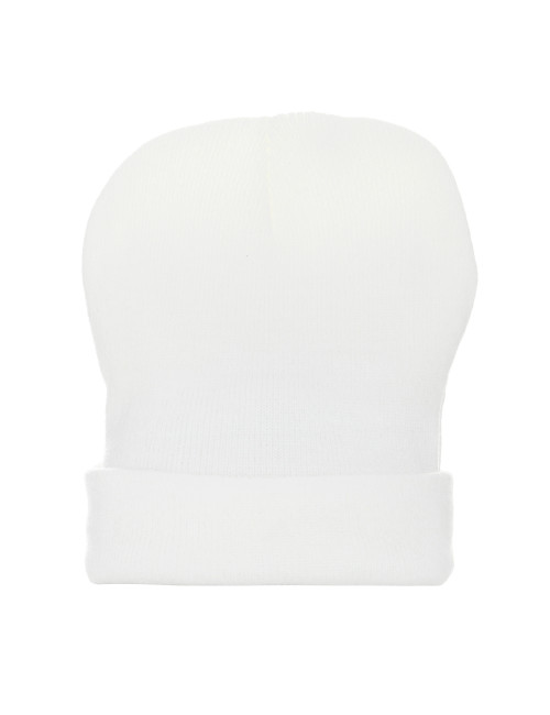 Arctic white men`s cap MARK the helper