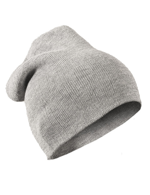 Men`s arctic hat, light gray melange MARK the helper